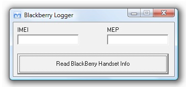 Blackberry Phone Logger Tool